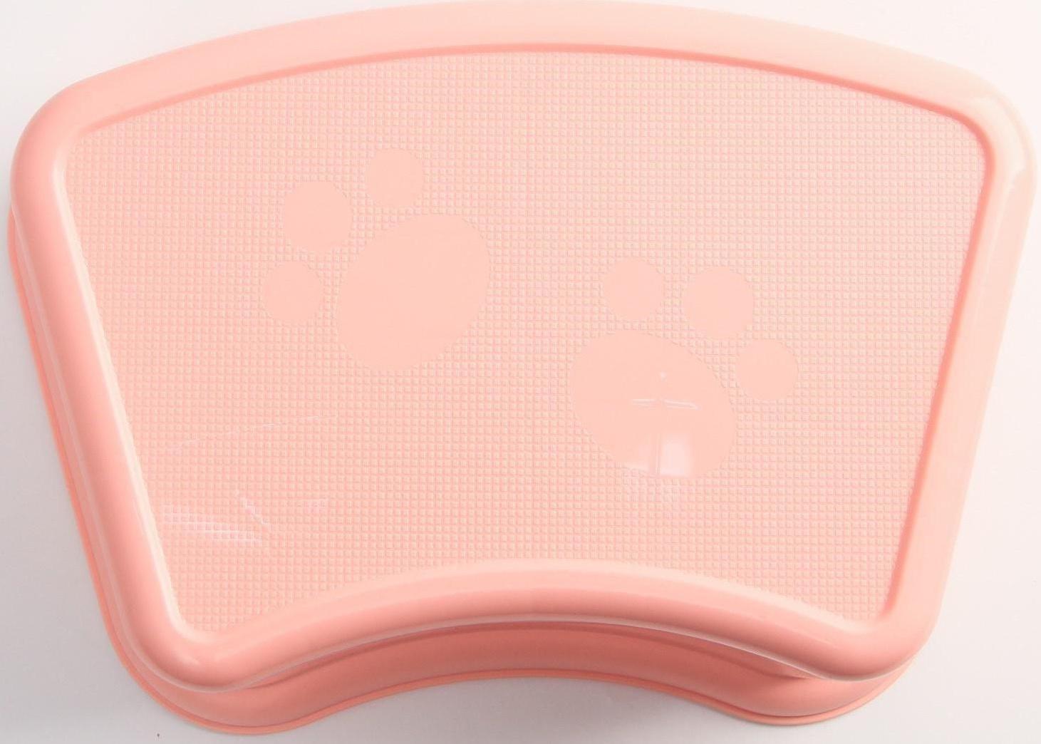 Детский табурет-подставка, цвет светло-розовый