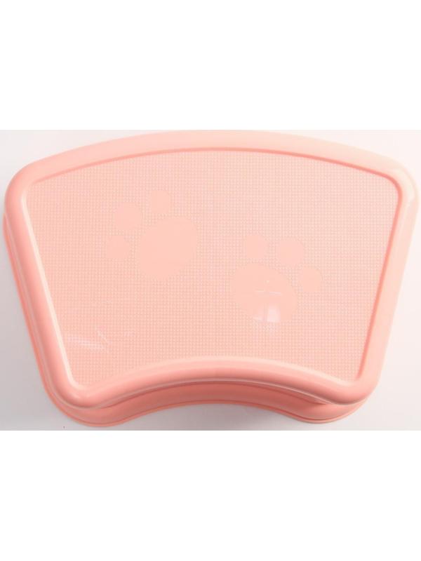 Детский табурет-подставка, цвет светло-розовый