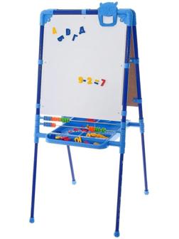 Мольберт детский двусторонний «Растущий», 755х516х70 мм