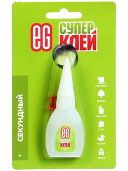 Супер-Клей Еврогарант секундный, 5г