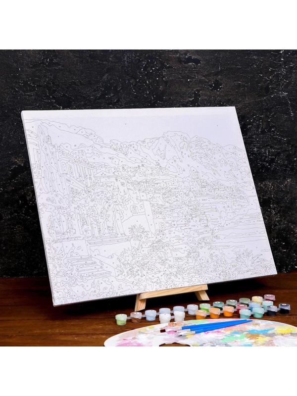 Картина по номерам на холсте с подрамником «Побережье» 40×50 см