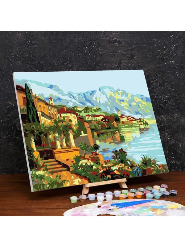 Картина по номерам на холсте с подрамником «Побережье» 40×50 см