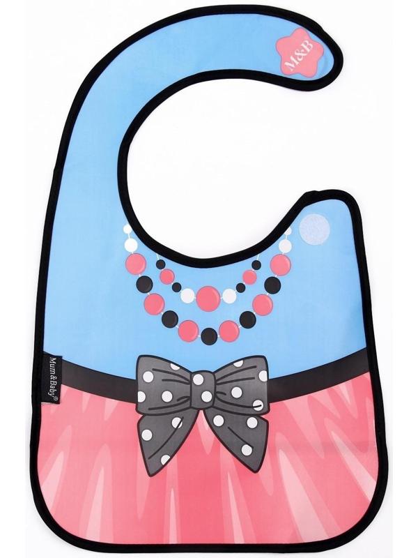 Нагрудник для кормления «ТРЕНД. Принцессы» непромокаемый на липучке, МИКС