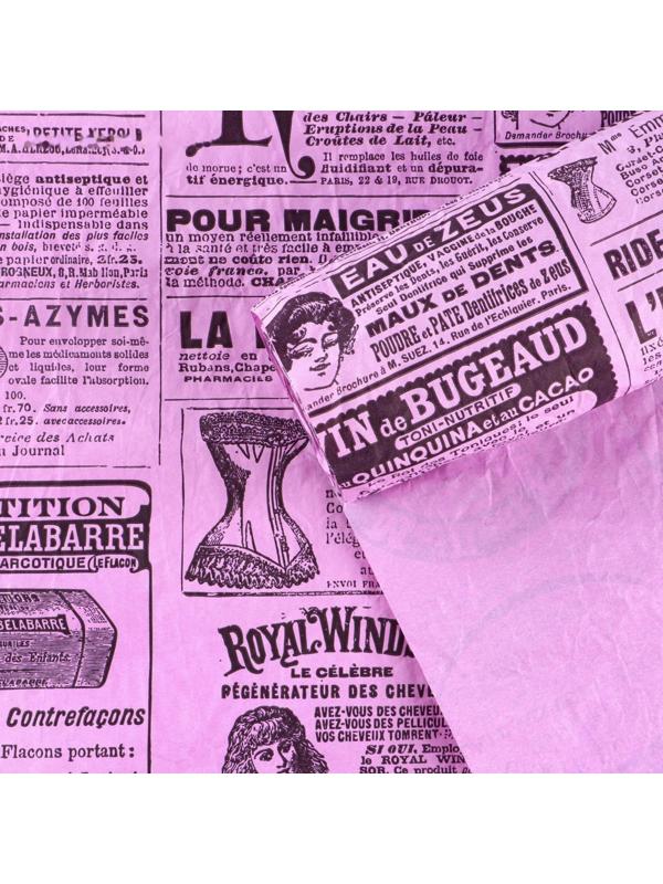 Бумага эколюкс «Газета», 0,7 х 5 м