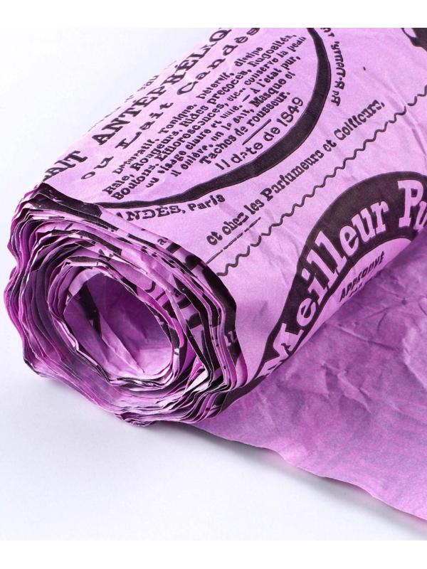 Бумага эколюкс «Газета», 0,7 х 5 м