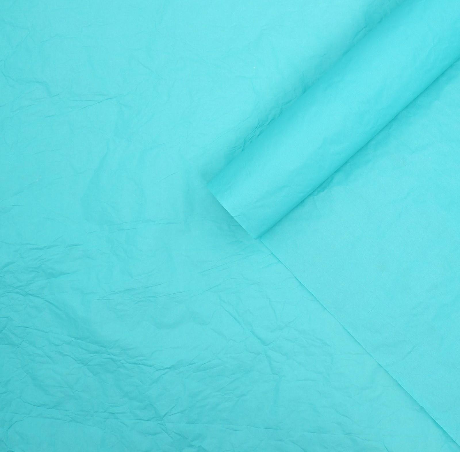 Бумага эколюкс «Бирюзовый», 0,7 х 5 м