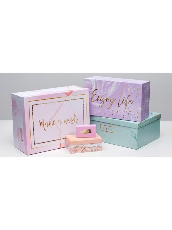 Набор коробок подарочных 15 в 1 «Текстурный», 12 х 7 х 4 см - 46,6 х 35,2 х 17.5 см