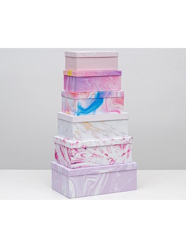 Набор коробок подарочных 15 в 1 «Текстурный», 12 х 7 х 4 см - 46,6 х 35,2 х 17.5 см