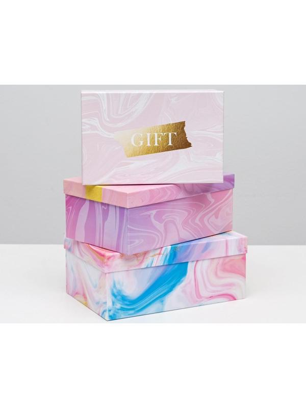 Набор коробок подарочных 15 в 1 «Текстурный», 12 х 7 х 4 см - 46,6 х 35,2 х 17.5 см