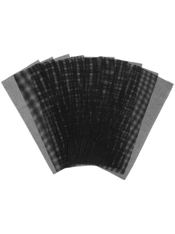 Сетка абразивная ТУНДРА, водостойкая, корунд, 115 х 280 мм, Р800, 10 шт.