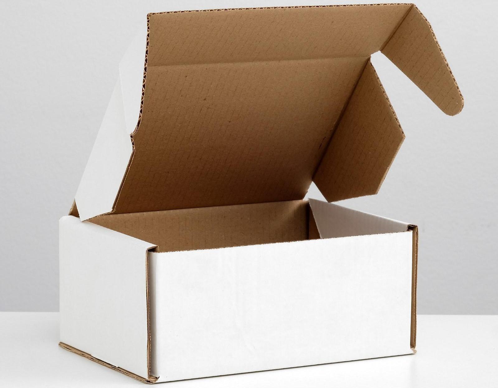 Коробка самосборная, белая, 22 х 16,5 х 10 см