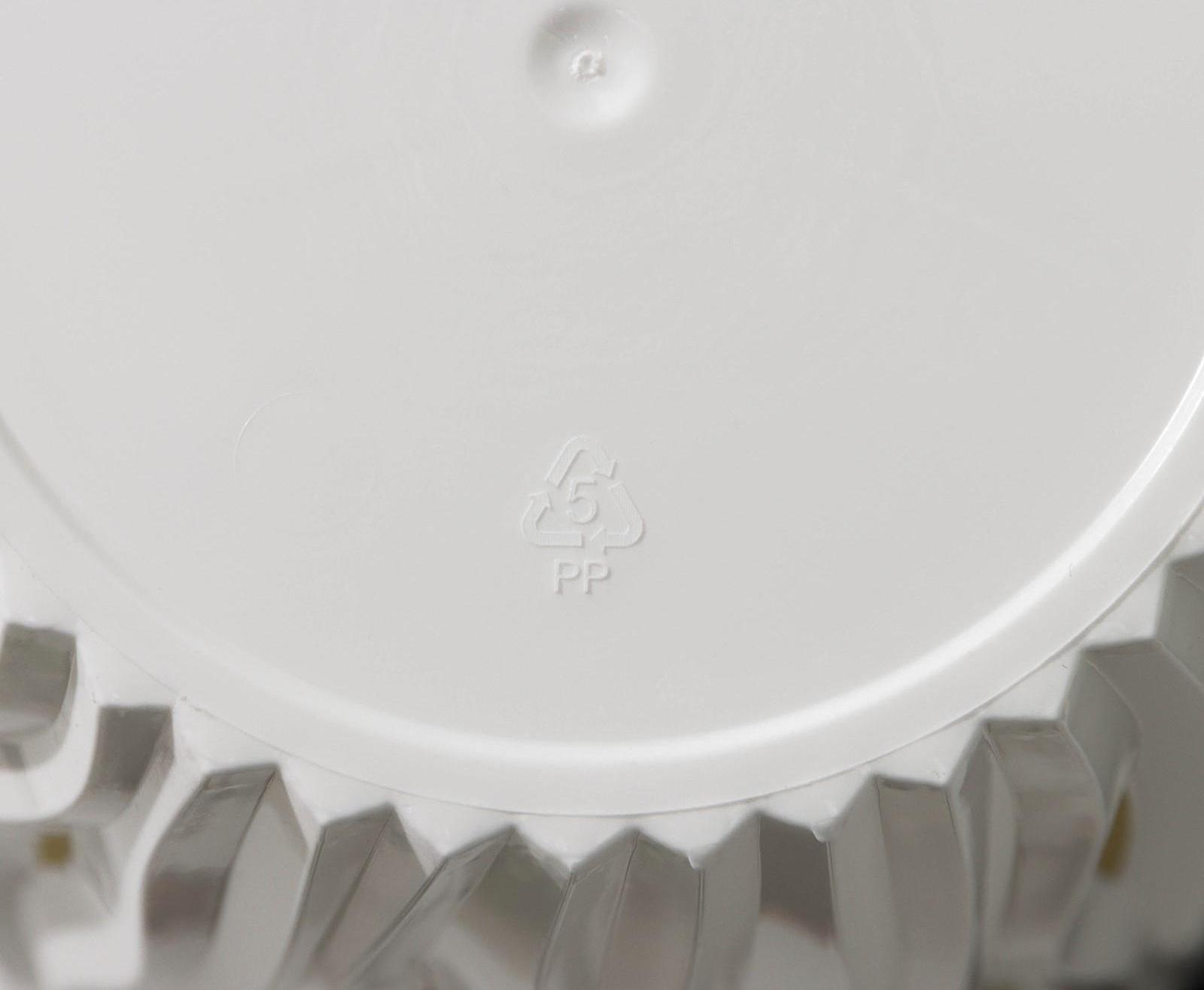 Кашпо для цветов со вставкой «Вдохновение», 7,5 л, цвет белый/чёрный