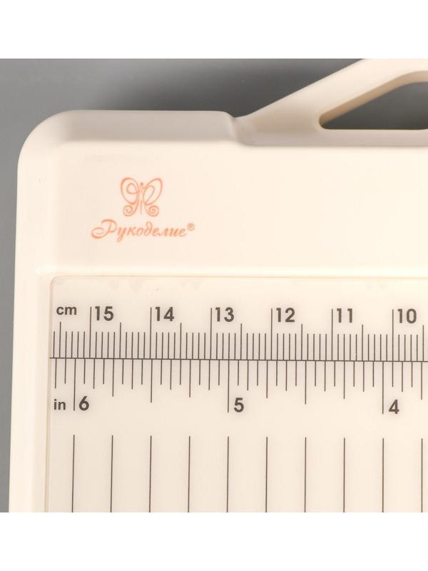 Резак для бумаги гильотинный “Рукоделие” 22см