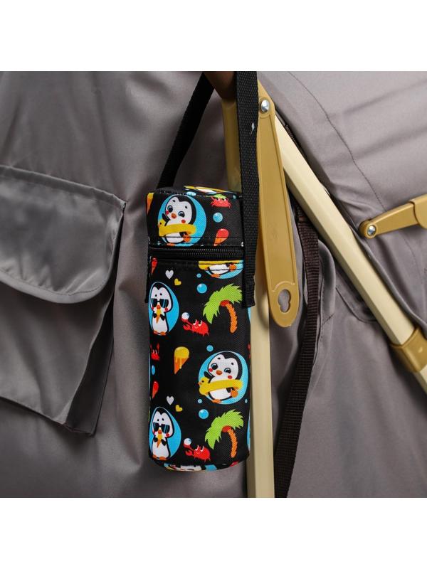 Термо-чехол для бутылочки «ТРЕНД. Пингвин», форма тубус