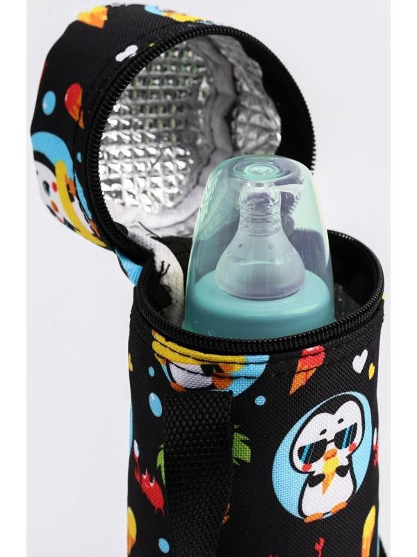 Термо-чехол для бутылочки «ТРЕНД. Пингвин», форма тубус