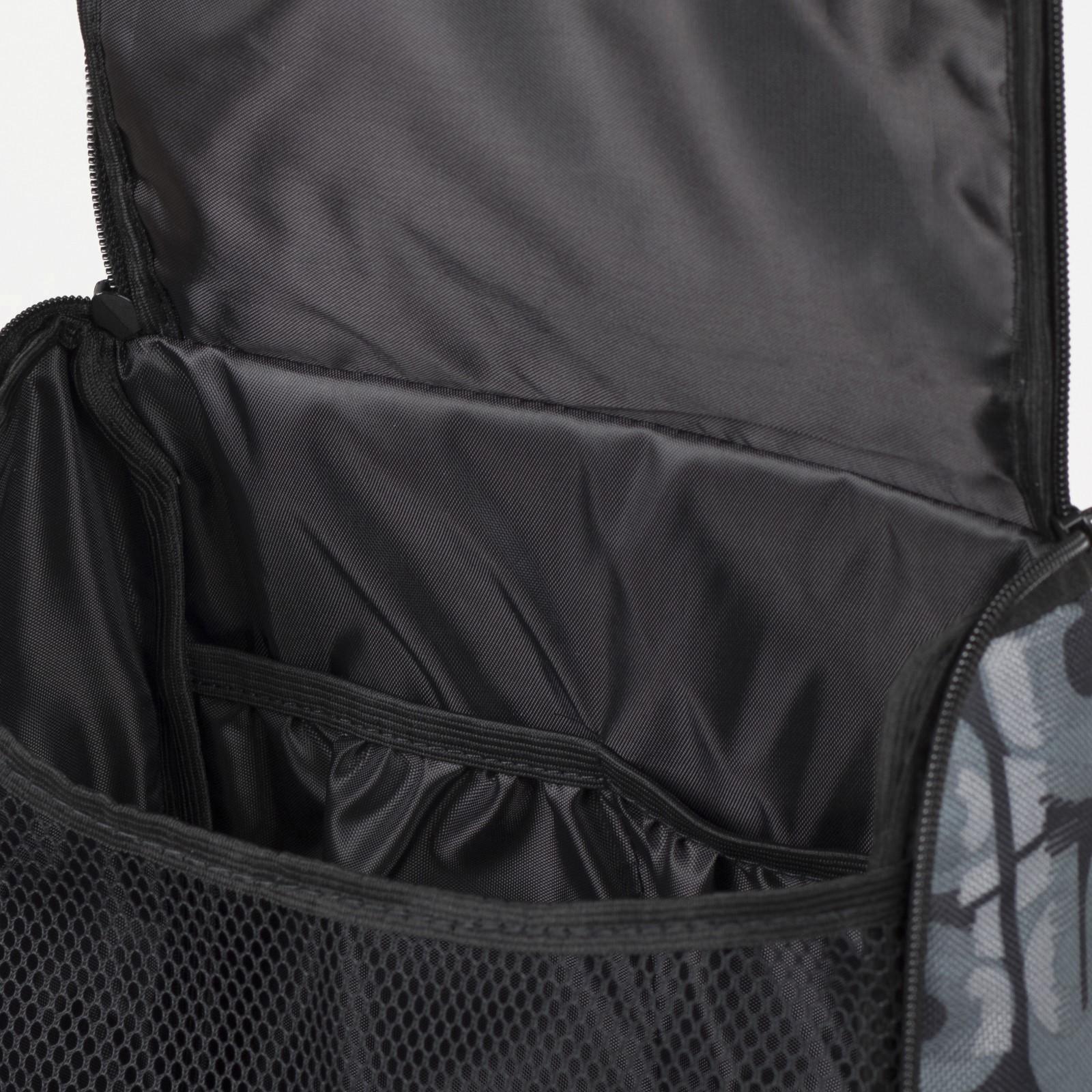 Косметичка-несессер на молнии, с подкладом, цвет чёрный