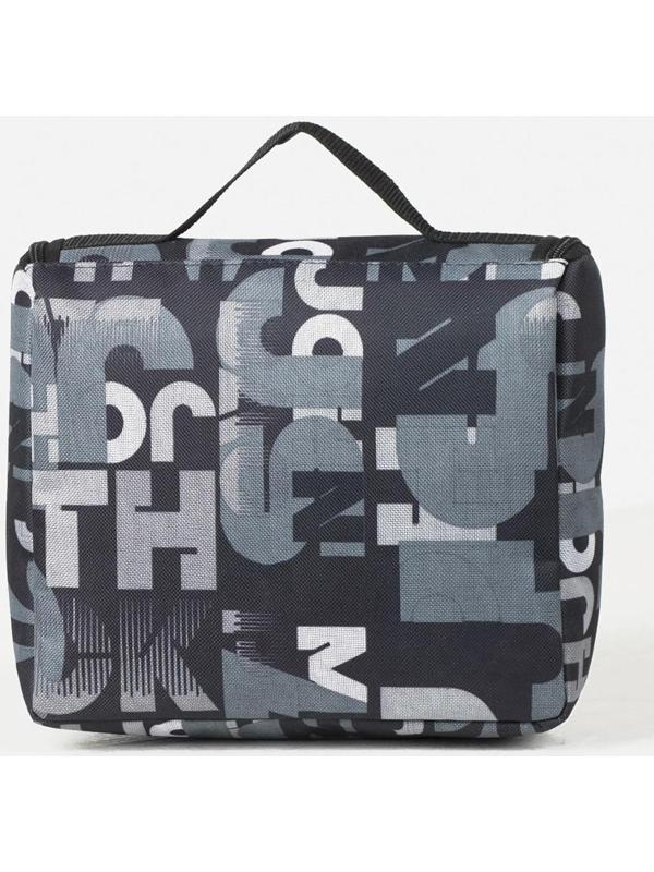 Косметичка-несессер на молнии, с подкладом, цвет чёрный