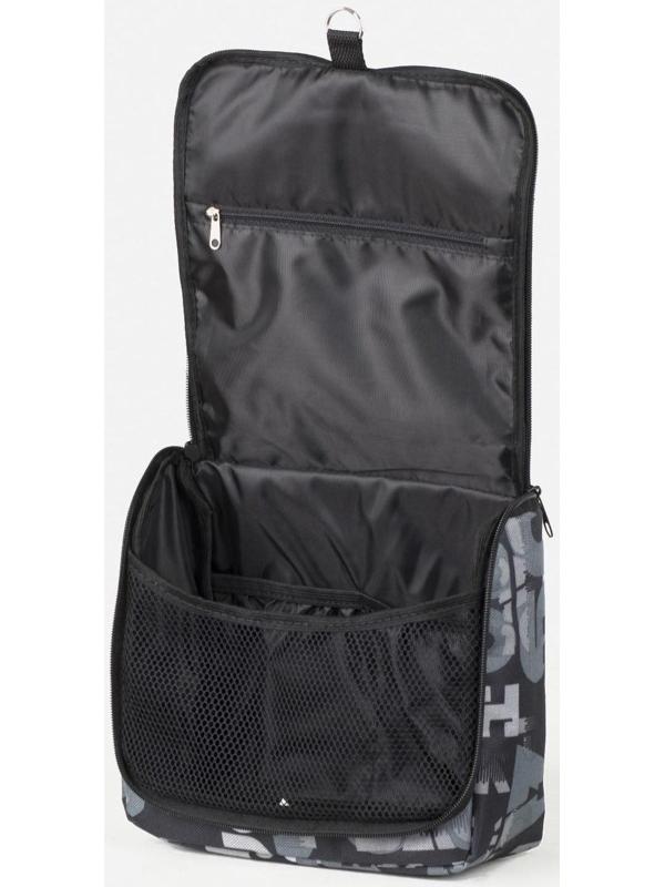 Косметичка-несессер на молнии, с подкладом, цвет чёрный