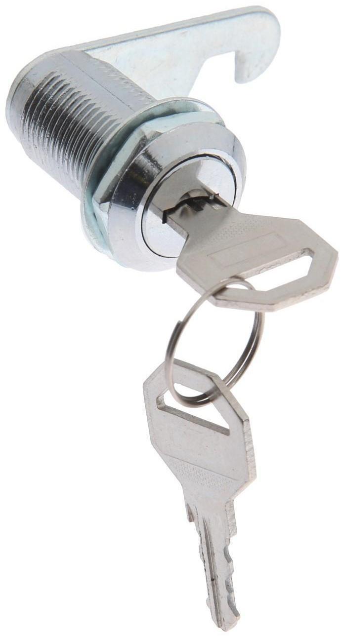 Замок почтовый LOCKLAND, 17х30 мм, 2 ключа, 1 шт.