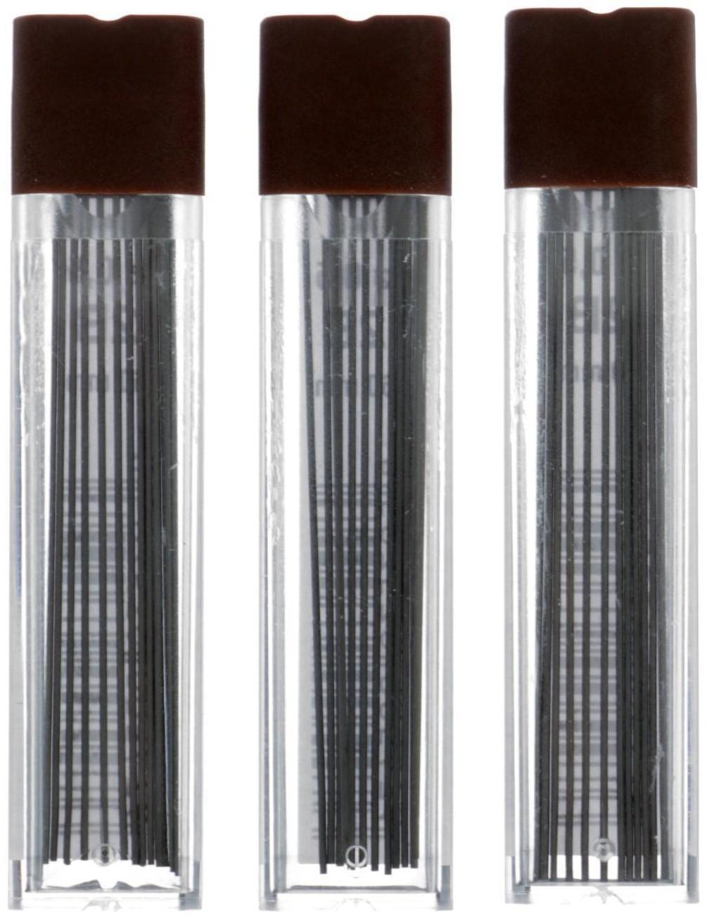 Набор грифелей для механических карандашей 3 футляра 0.5 мм Koh-I-Noor 4152 2B, 12 штук в футляре (786602)