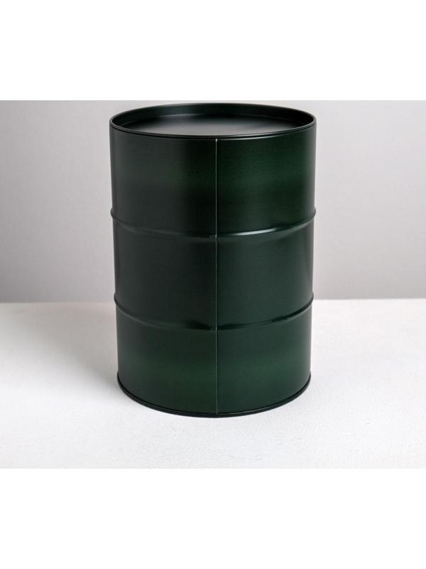 Подарочная банка - бочка «Супер мастер », 13.5 х 13,5 х 18 см