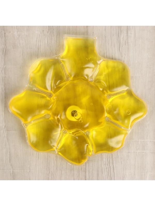 Грелка солевая медицинская физиотерапевтическая «Солнце», цвет жёлтый