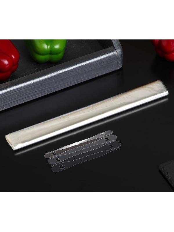 Рукав для запекания Доляна, 30 см × 3 м, с клипсами