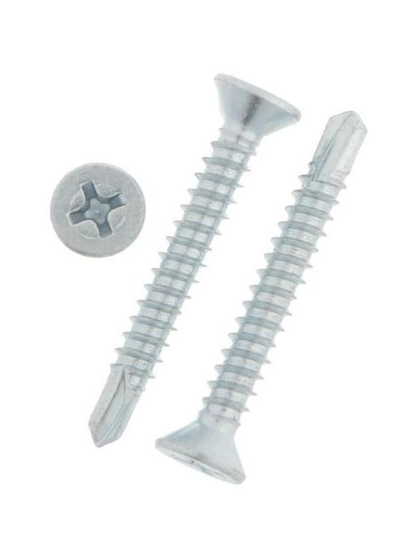 Саморез DIN7504-O, 4.2х32 мм, сверло, цинк, 1000 шт.