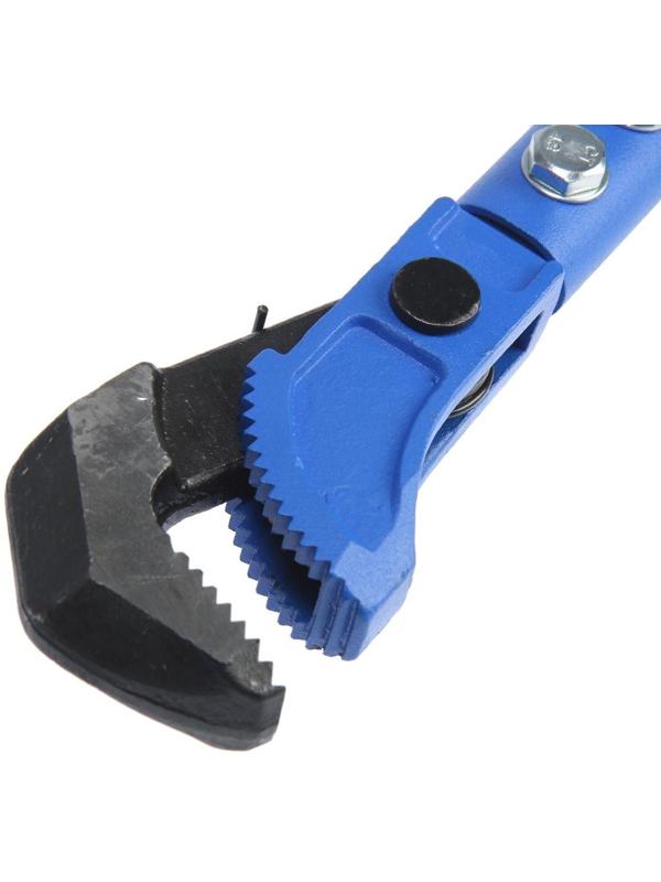 Ключ трубный быстрозажимной ТУНДРА, раскрытие от 15 до 40 мм, 450 мм