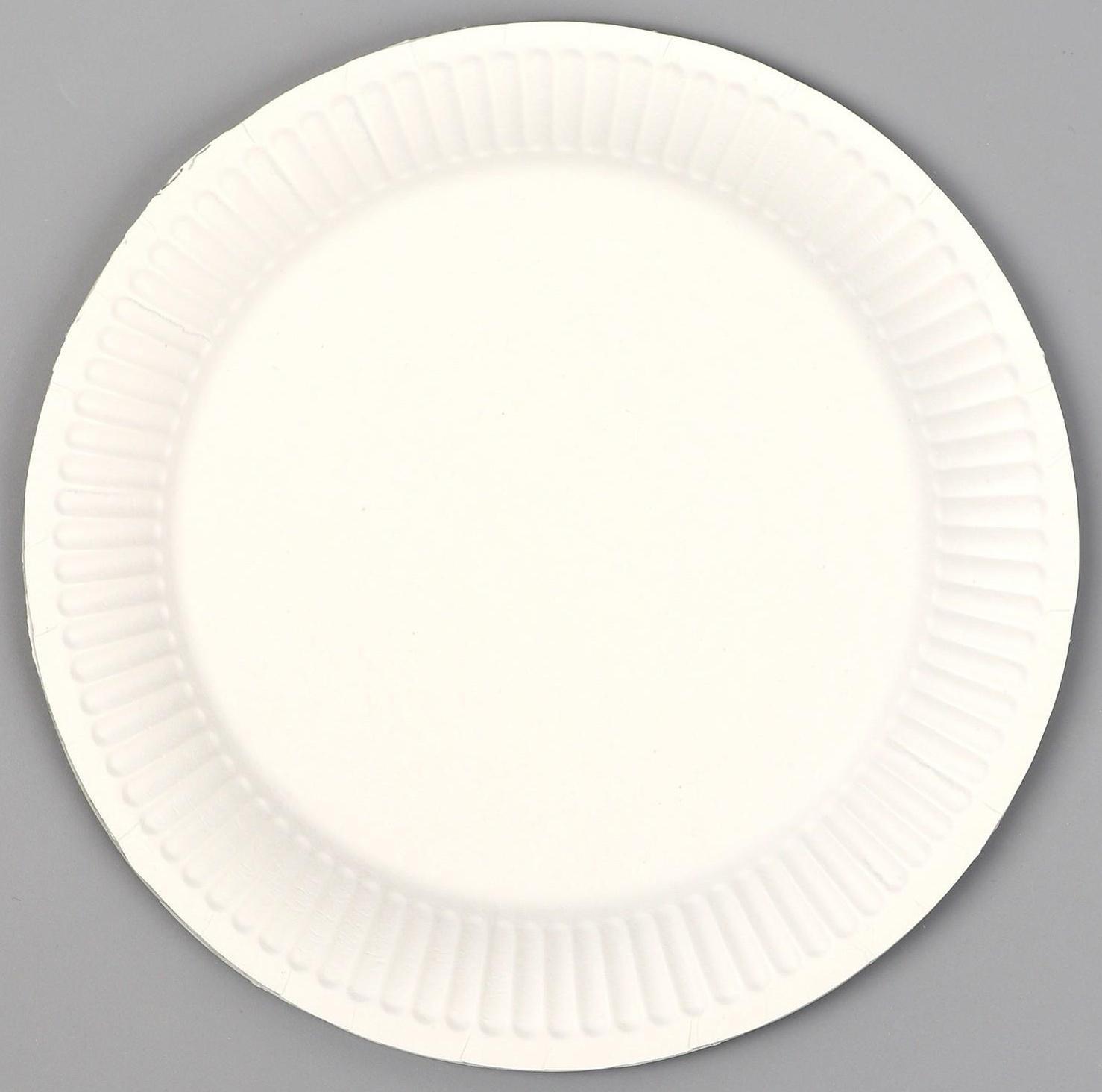 Тарелка бумажная «С днём рождения», 18 см