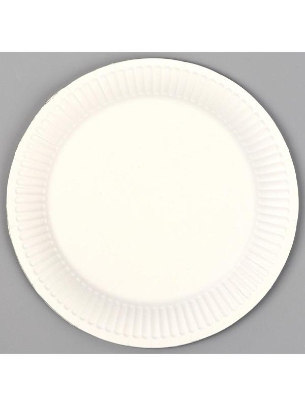 Тарелка бумажная «С днём рождения», 18 см