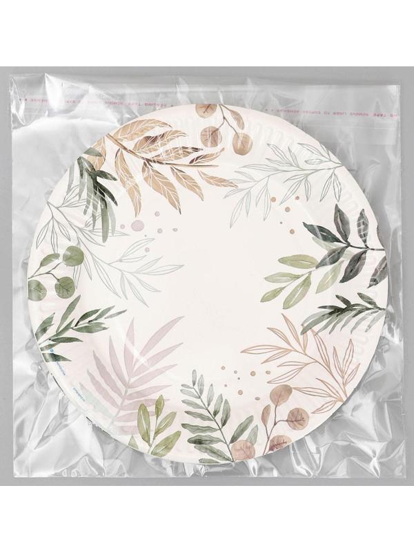 Тарелка бумажная «Природа», 18 см