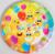 Тарелка бумажная «С днём рождения!», весёлые смайлы, 18 см