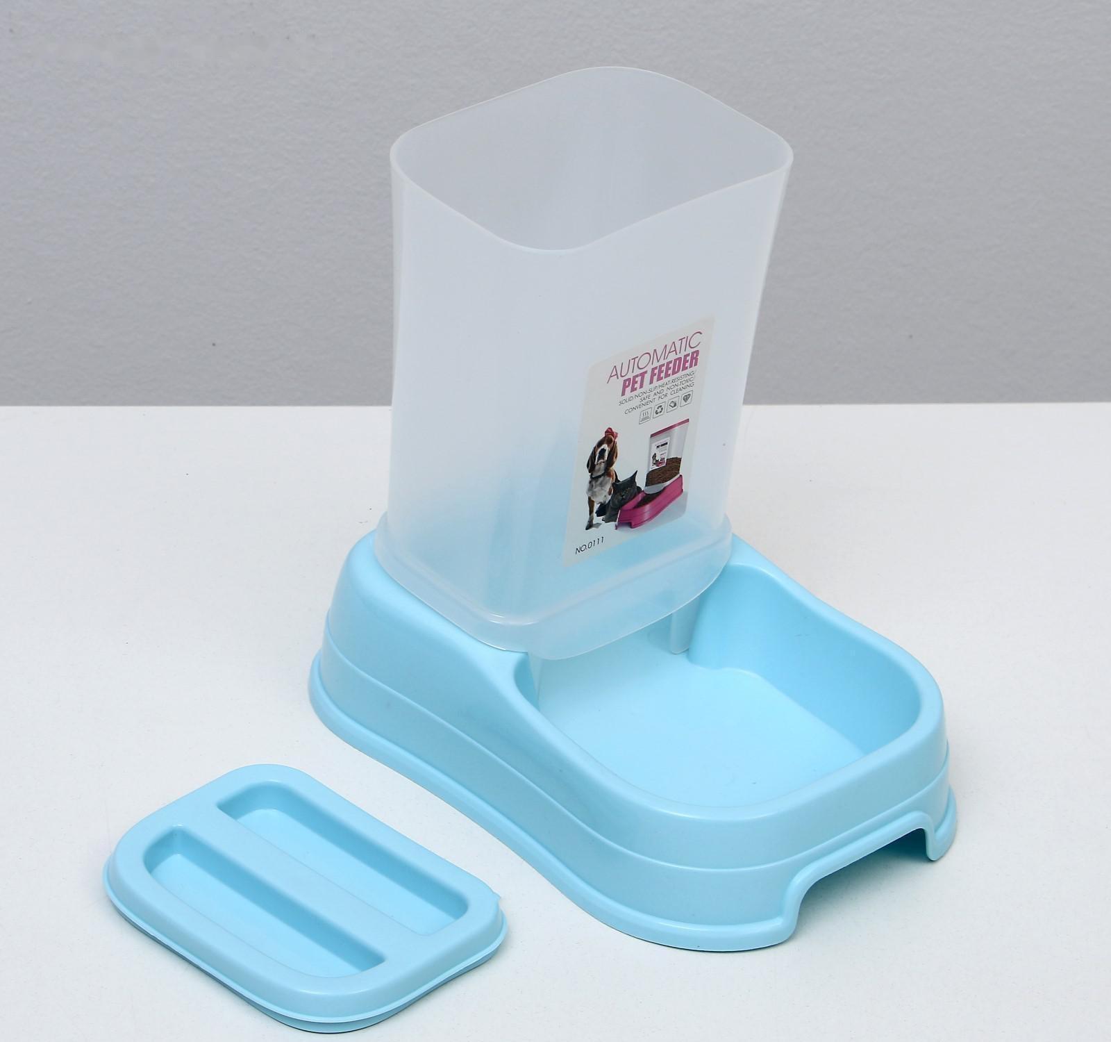 Автокормушка 1,5 л, 23,5 х 16 х 24 см, голубая