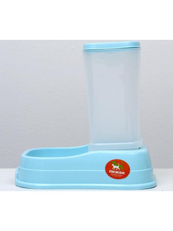 Автокормушка 1,5 л, 23,5 х 16 х 24 см, голубая