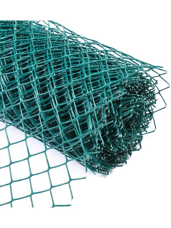 Сетка садовая, 1,5 × 20 м, ячейка 40 × 40 мм, зелёная