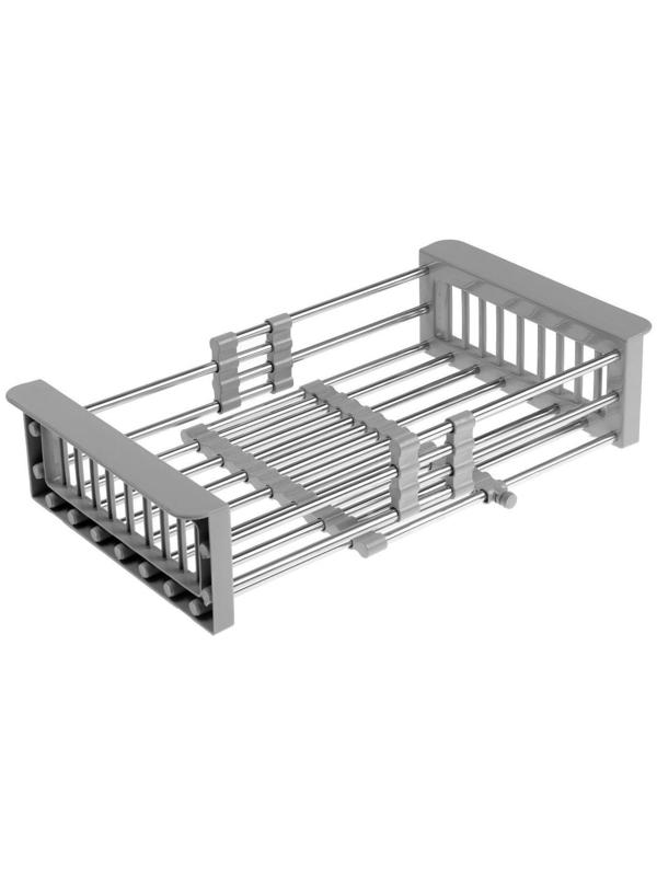 Мойка FABIA PROFI, 50х45 см, врезная, S = 3,0 и 0,8 мм, сифон с переливом + корзина