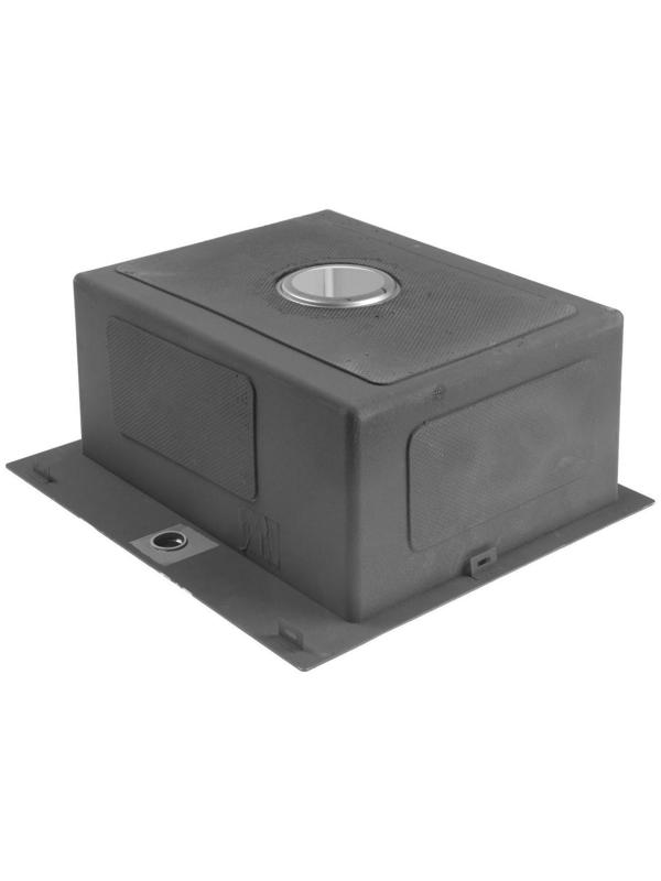 Мойка FABIA PROFI, 50х45 см, врезная, S = 3,0 и 0,8 мм, сифон с переливом + корзина