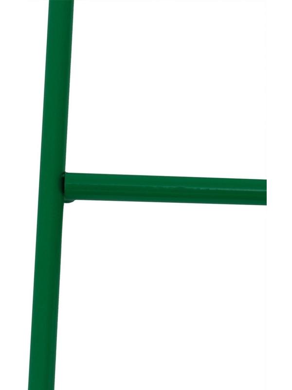 Шпалера, 140 × 30 × 1 см, металл, зелёная, «Лестница»