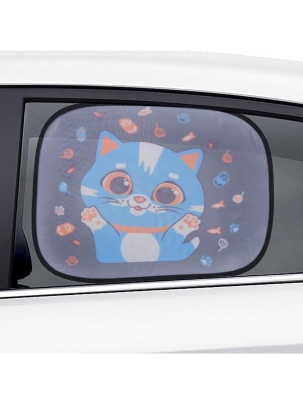 Шторки на боковое стекло «Котёнок», 2 шт