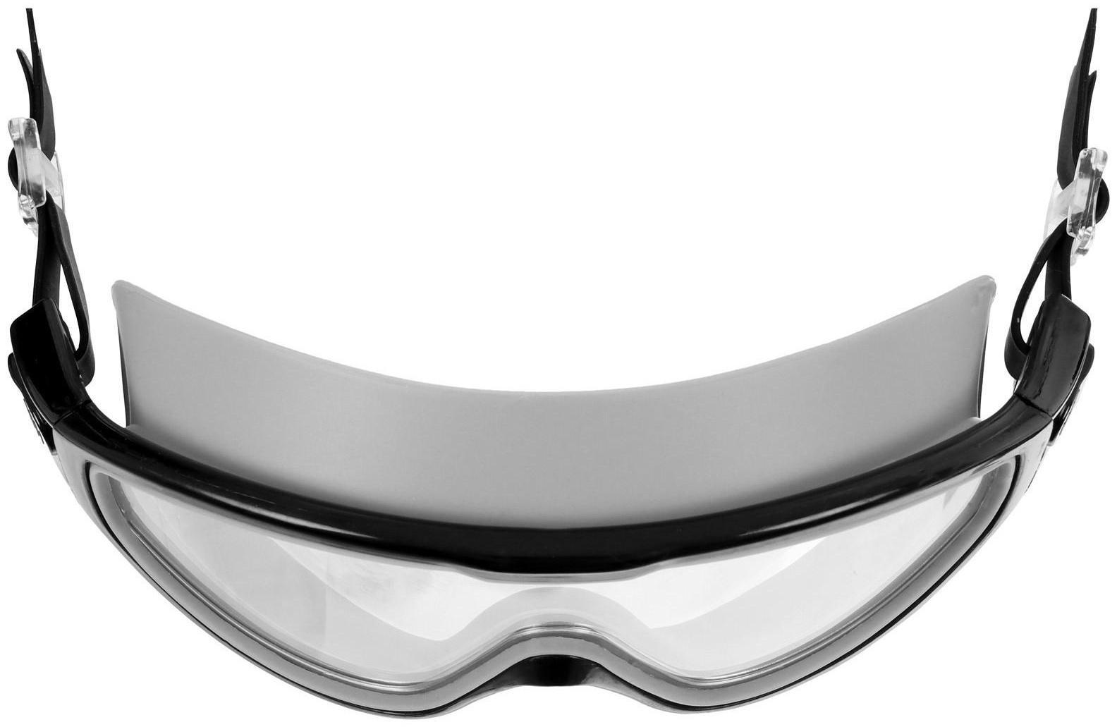 Очки для плавания взрослые + беруши, цвета микс