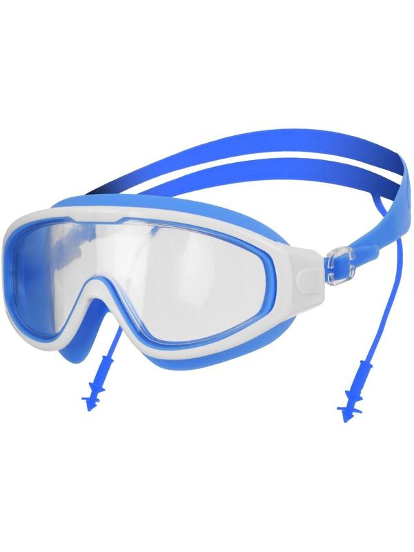 Очки для плавания взрослые + беруши, цвета микс