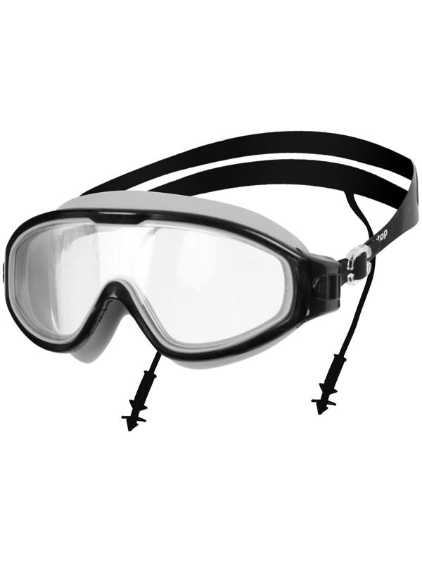 Очки для плавания взрослые + беруши, цвета микс