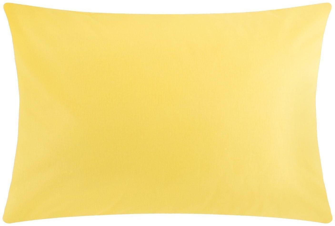 Наволочка «Этель» 50х70 см, цвет жёлтый, поплин, 125 г/м2