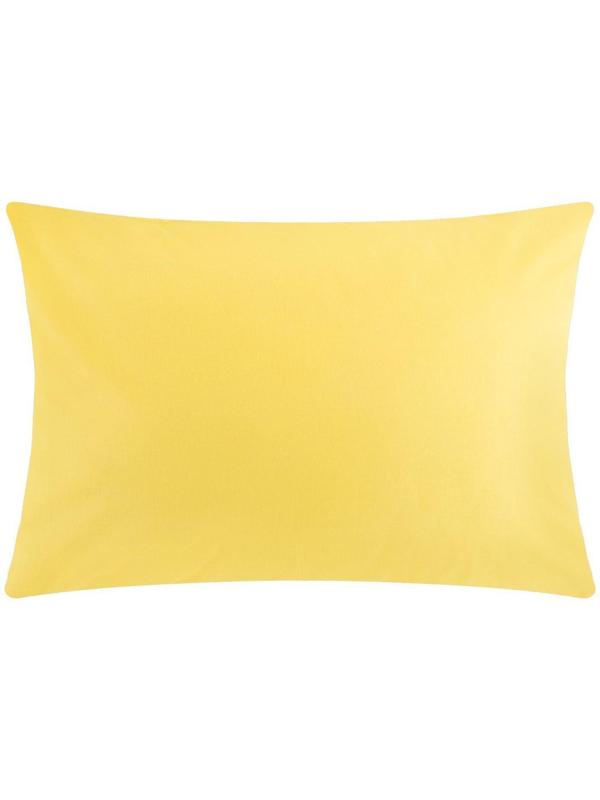 Наволочка «Этель» 50х70 см, цвет жёлтый, поплин, 125 г/м2