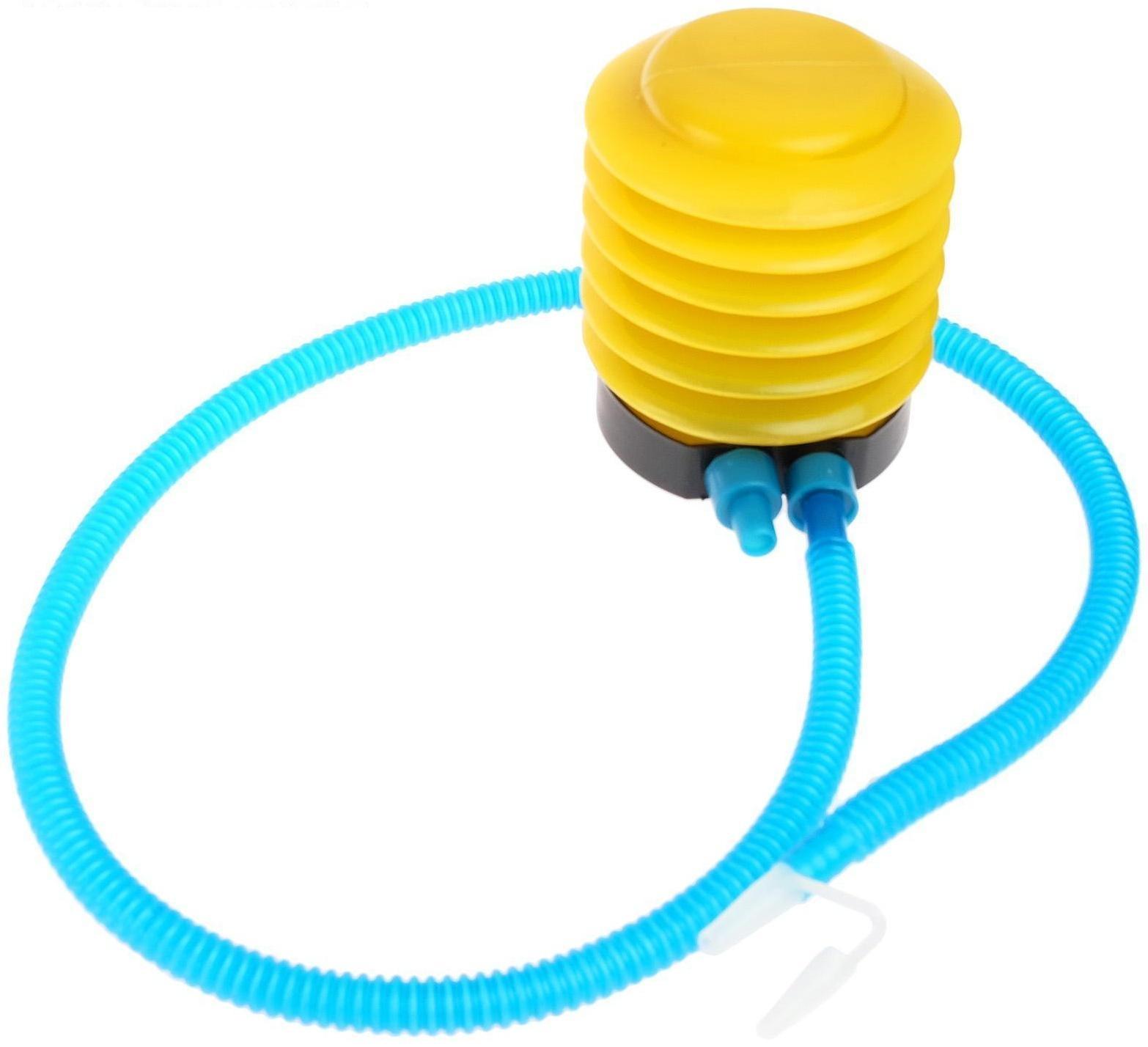 Полусфера BOSU гимнастическая 46 х 20 см, с насосом, цвет синий