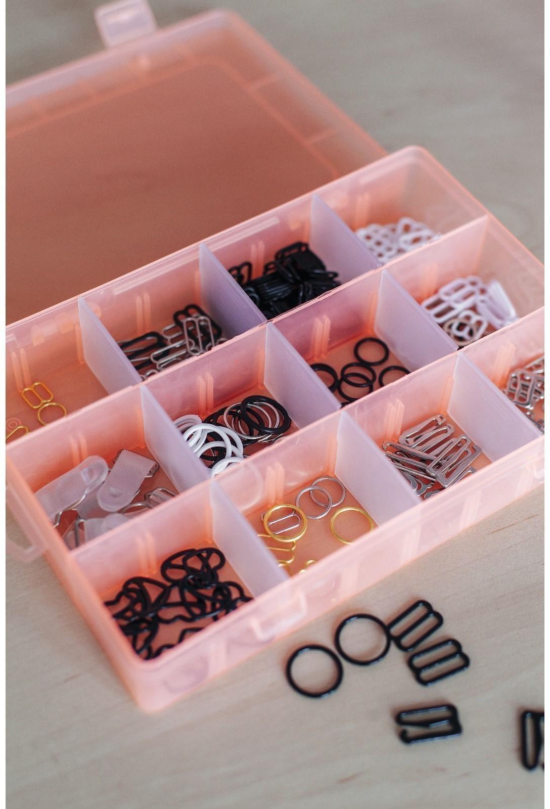 Кольцо для бретелей, металлическое, 10 мм, 20 шт, цвет белый