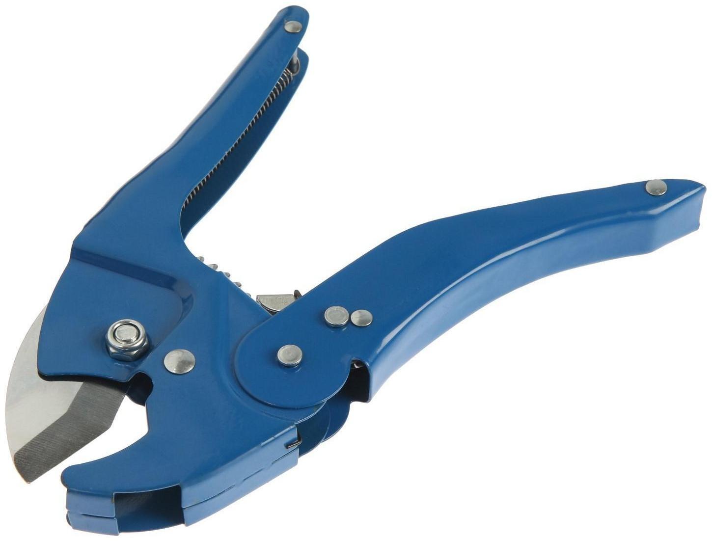 Ножницы для резки труб ТУНДРА по пластику, полуавтомат, до 42 мм