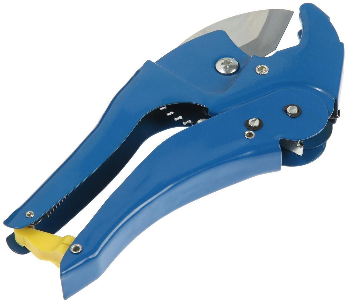 Ножницы для резки труб ТУНДРА по пластику, полуавтомат, до 42 мм