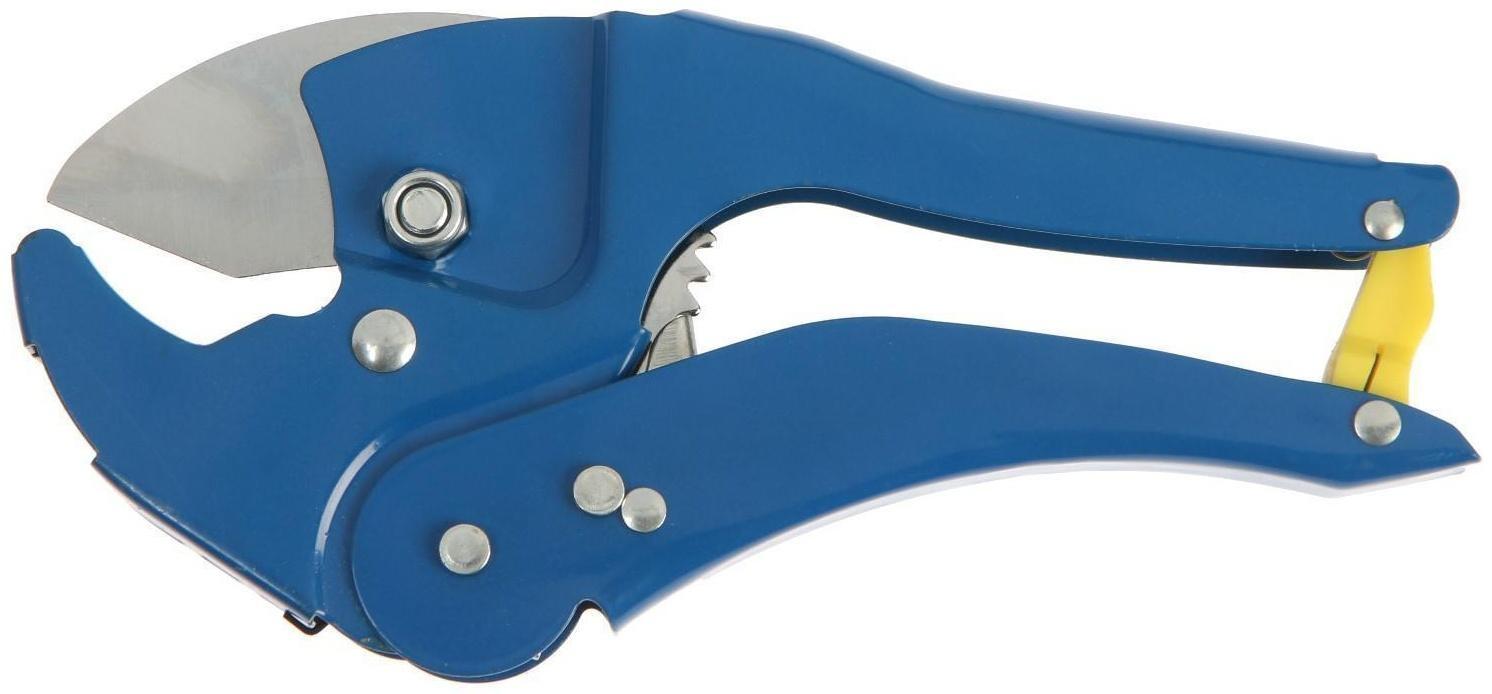 Ножницы для резки труб ТУНДРА по пластику, полуавтомат, до 42 мм